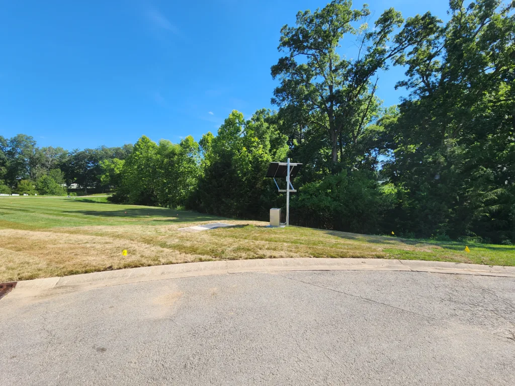 New sod installation at Jefferson Barracks National Cemetery Sec 1KK.