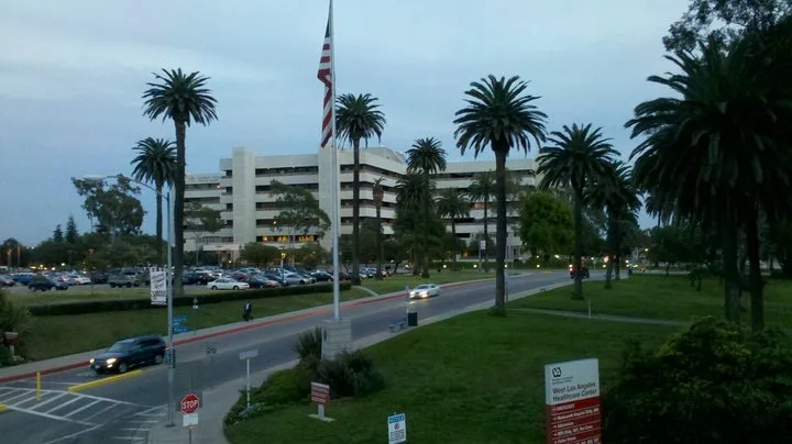 Exterior view of the West Los Angeles VA Medical Center, part of the VA Greater Los Angeles Healthcare System. Image from Wikimedia.